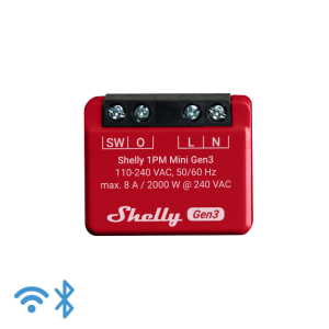 Shelly 1PM Mini Gen3- 8A Wi-Fi Relay Switch with Energy Tracking