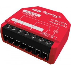 Shelly 1PM Gen3- World's Smallest Wi-Fi Relay Switch with Power Metering.