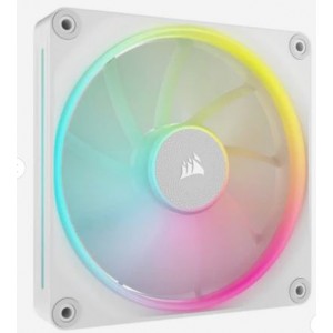 CORSAIR iCUE LINK LX120 RGB 120mm PWM Fan - Dual Light Loops – Requires iCUE LINK System Hub (Sold Separately) - White