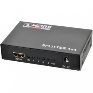 UniQue 4K Ultra HD 4 Port HDTV Splitter