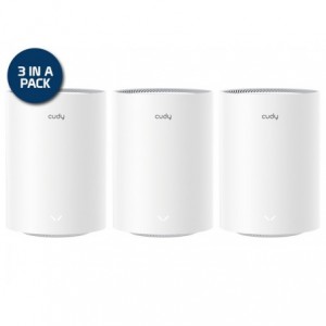 Cudy Dual Band WiFi 7 3600Mbps Gigabit Mesh Router | M3600 (3-Pack)