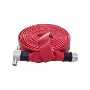 Layflat Hose 65mm x 30m c/w Couplings 13 Bar (Red)