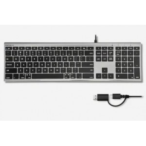 Port Connect Budget Office USB Keyboard – Black - GeeWiz