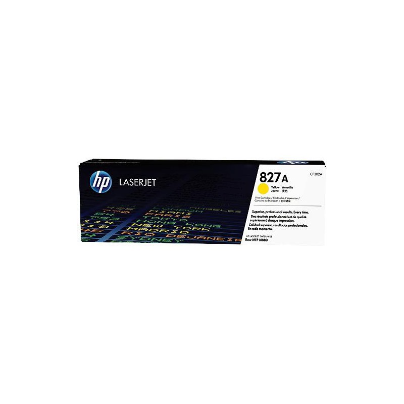 HP 827A Yellow LaserJet Toner Cartridge 