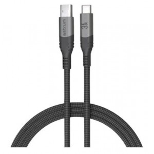 VMAC20 Cable USB A- C M-M 1.2M Braid Gr