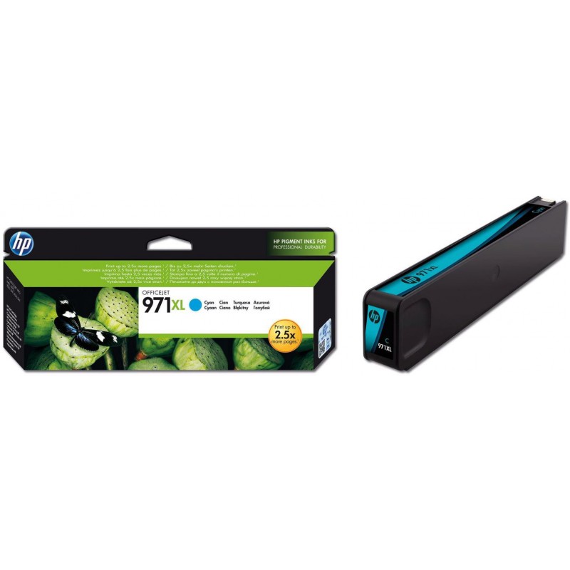 HP 971XL Cyan High Yield Ink Cartridge 
