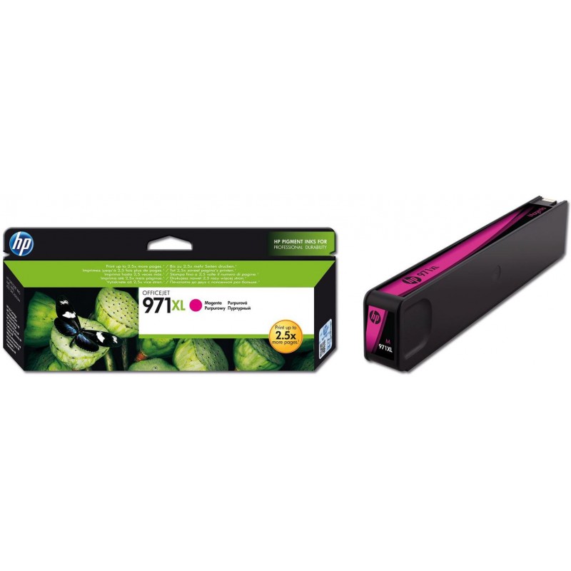 HP 971XL Magenta High Yield Ink Cartridge - OfficeJet Pro X Series