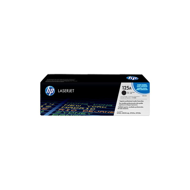 HP 125A COLOR LASERJET (BLACK TONER) CP1215/1515/1518 AND CM1312 BLACK PRINT CARTRIDGE.