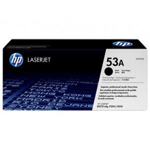 HP 53A LASERJET P2015 BLACK PRINT CARTRIDGE.