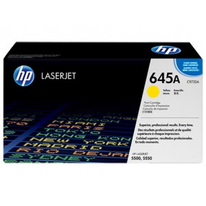 HP 645A CLJ 5500 YELLOW PRINT CARTRIDGE.