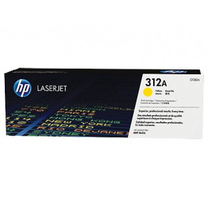 HP 312A CLJ M476 YELLOW PRINT CARTRIDGE.