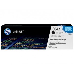 HP 304A COLOR LASERJET CP2025 BLACK PRINT CARTRIDGE.