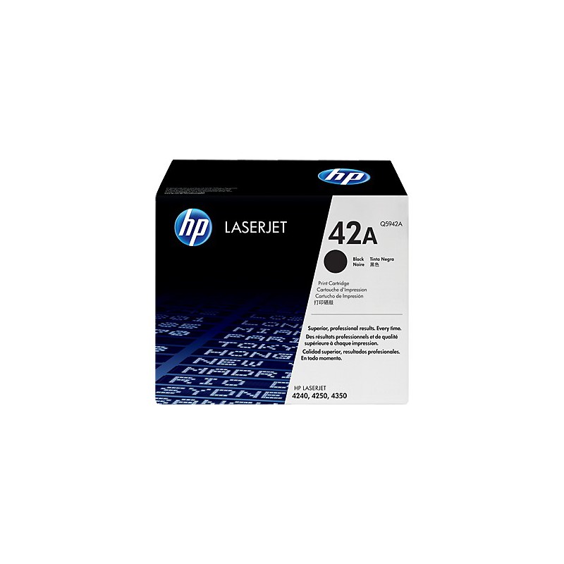HP 42A LASERJET 4250/4350/4240 BLACK PRINT CARTRIDGE.