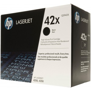 HP 42X BLACK LASERJET 4250/4350 CARTRIDGE HP LASERJET PRINT CARTRIDGE.