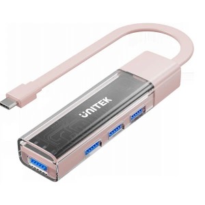 Unitek BI-DIRECTIONAL HUB/DETACH Cab(pink)