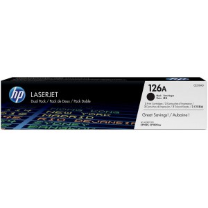 HP 126A Color LASERJET CP1025 BLACK PRINT CARTRIDGE.