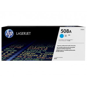 HP 508A CYAN LASERJET ENTERPRISE M552/M553 CARTRIDGE.