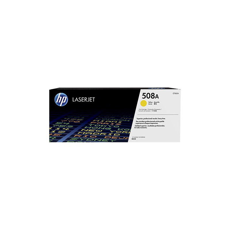 HP 508A YELLOW LASERJET ENTERPRISE M552/M553 CARTRIDGE.