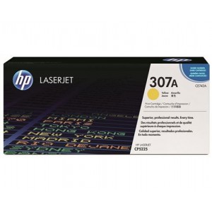 HP 307A COLOR LASERJET CP5225 YELLOW PRINT CARTRIDGE.