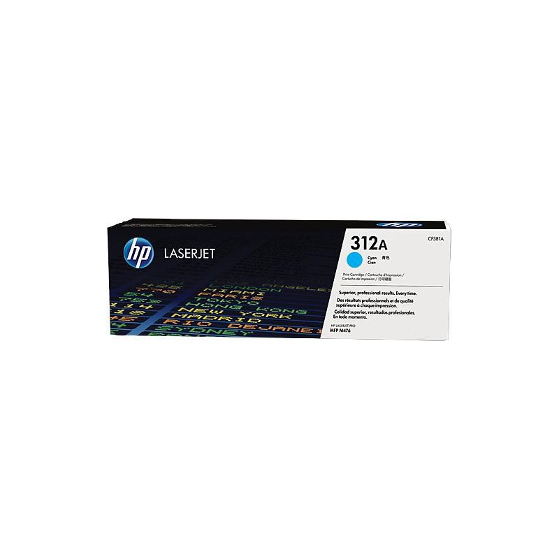 HP 312A Cyan LaserJet Toner Cartridge 
