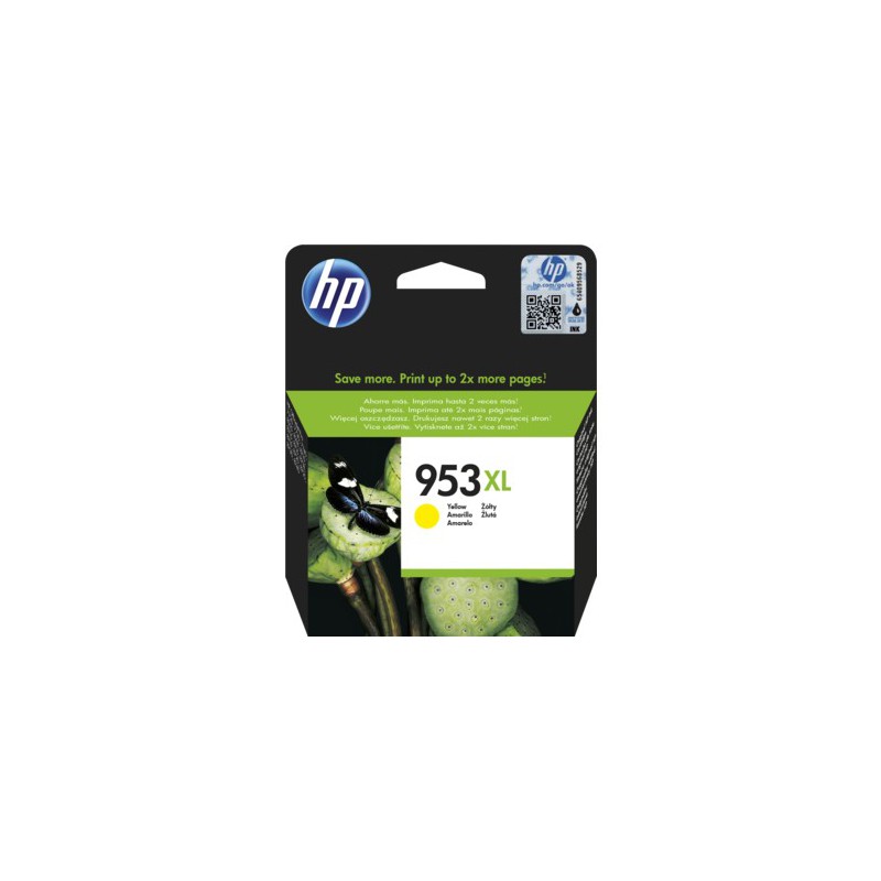 HP 953XL High Yield Yellow Original Ink Cartridge - HP OfficeJet Pro 8710/8720/8725/8730