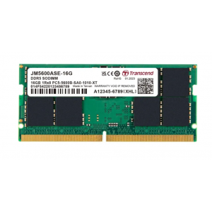 TRANSCEND JET MEMORY 16GB DDR5-5600 EMBEDDED NOTEBOOK SO-DIMM 1RX8 CL46  (2Gx8)x8