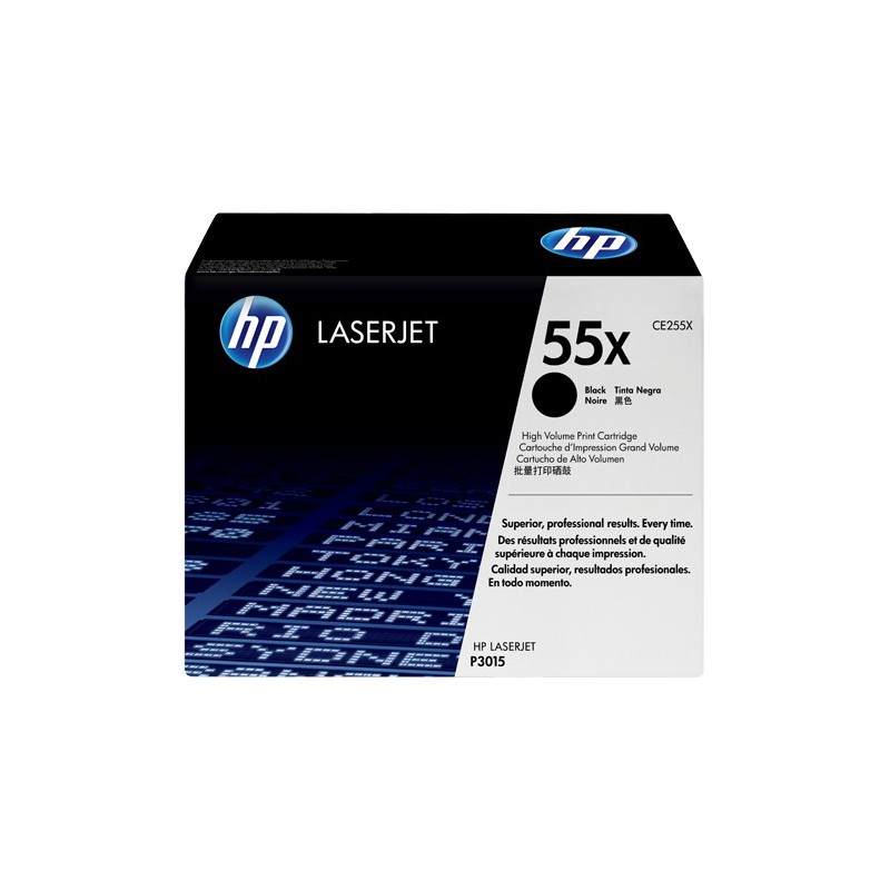 HP 55X High Yield Black Original LaserJet Toner Cartridge