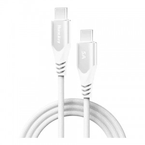 Huntkey Cab USB-C To USB-C 5A/100W White