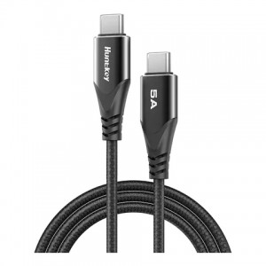 Huntkey Cab USB-C To USB-C 5A/100W Black