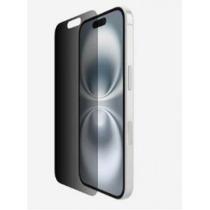 Belkin - ScreenForce InvisiGlass Privacy Treated Screen Protector for Apple iPhone 16/15/14 Pro (745883897377)
