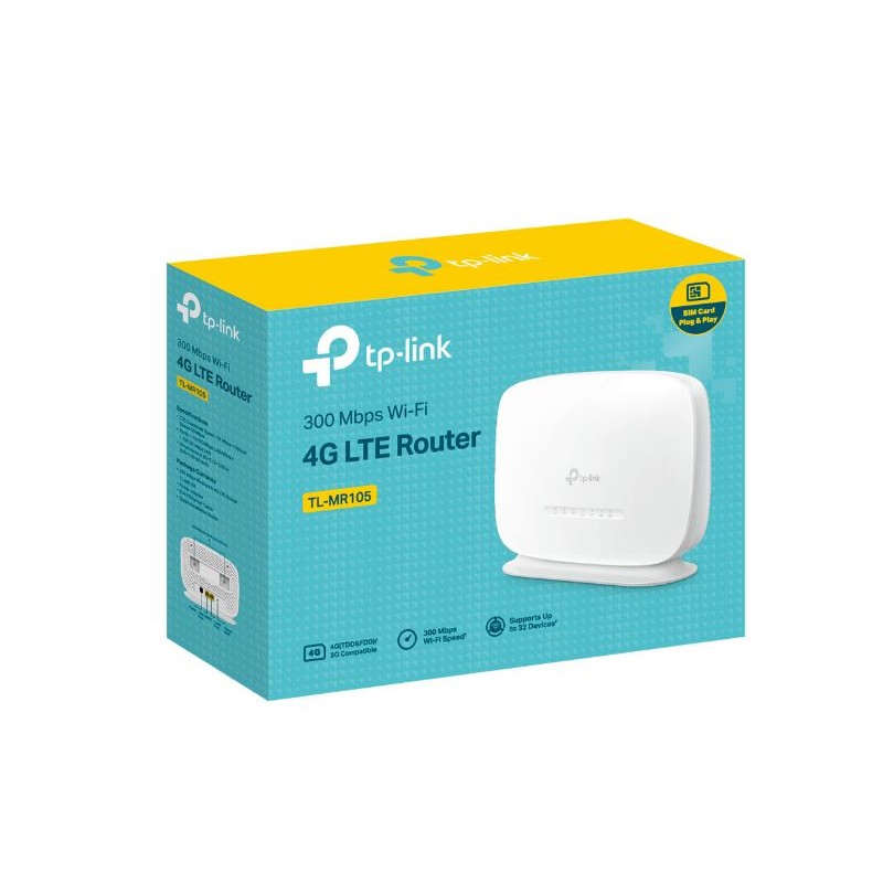 TP-LINK 300MBPS Wireless N 4G Lte Router - GeeWiz