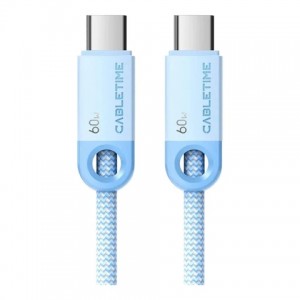 CT - 1M USB-C PD60W CHARGE &amp; SYNC CABLE- BLUE