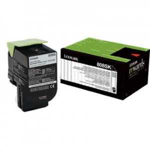 LEXMARK 808SKE CX310 / CX410 / CX510 Black Toner Cartridge
