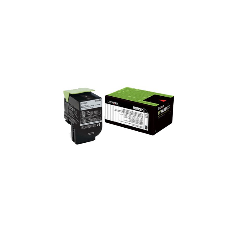 LEXMARK 808SKE CX310 / CX410 / CX510 Black Toner Cartridge