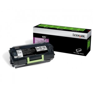 LEXMARK 625 MX710 / MX711 / MX810 / MX811 / MX812 Black Return Program Toner Cartridge