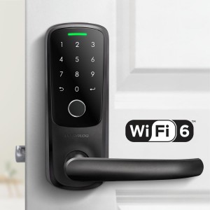 ULTRALOQ Latch 5 - 5-in-1 Keyless Entry Door Lock - Black