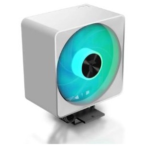 Aerocool APNX AP1-V White ARGB CPU Air Cooler - LGA 1700/1200/115X AM4/AM5.