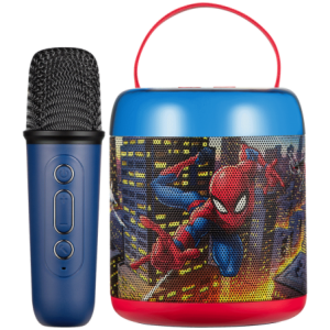 Spider-Man LED Karaoke Speaker with Microphone