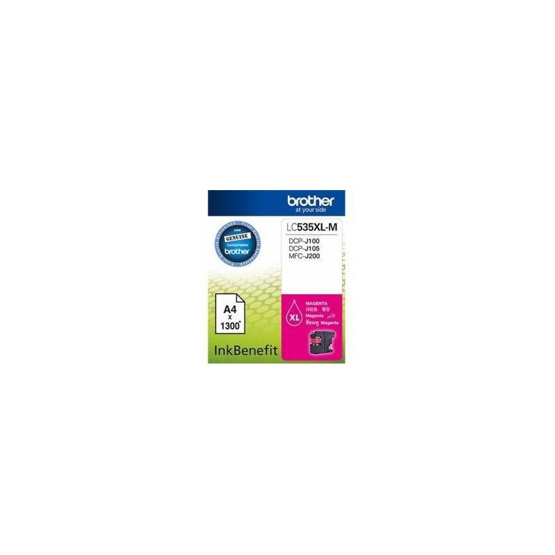 Brother LC535XLM High Yield Magenta Ink Cartridge