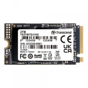 Transcend 256GB MTE410S PCI-E GEN 4x4 M.2 2242 SSD 3D NAND - 3300 MB/s Read 1400 MB/s Write - 150 TBW