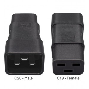 C19 To Iec C20 Plug Adapter