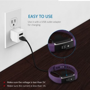 FITBIT Alta Replacement USB Charging Cable - 30cm