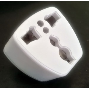 2 Prong USA to European Travel Power Adapter