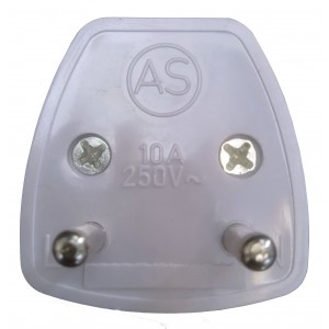 2 Prong USA to European Travel Power Adapter