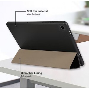 Tuff-Luv - Essentials Folio Case and Foldable Cover Stand - Compatile with Samsung Galaxy Tab A11+ (2025/2026) 11" (SM-X310/X315/X236/X230) - Black