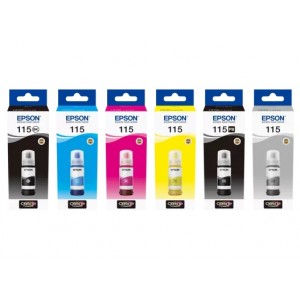Epson 115 EcoTank Pigment Black ink bottle (70 ml)