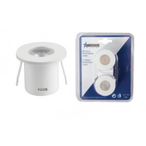 2 PACK 1W LED 3000K Wh Rd Star Light
