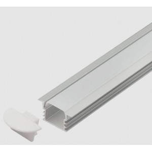 3M ALU PROF. Recess- 2xEnds- 1xCover- 6xClips