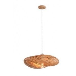 1X60W Es (led Only) Rattan Pendant