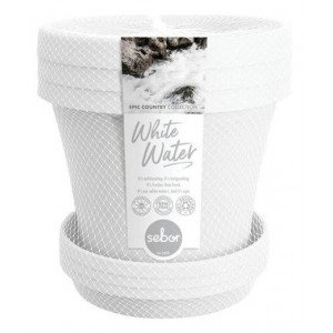 Sebor Super Pot 20CM White Water